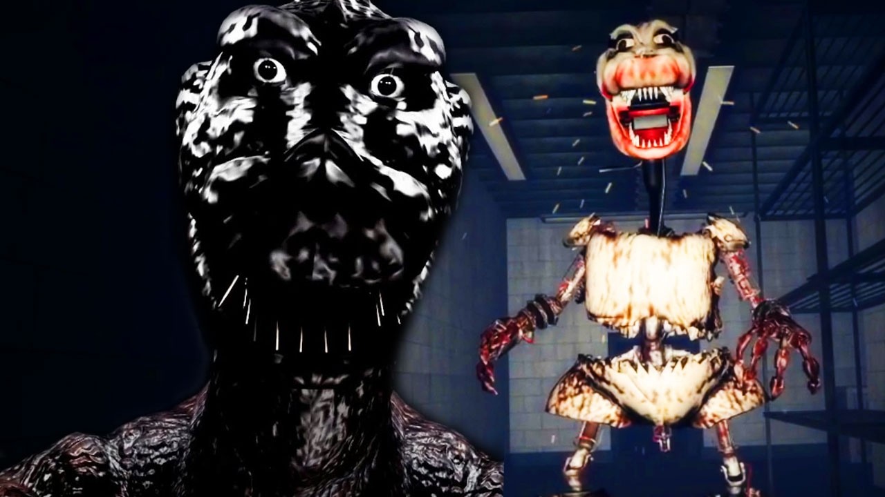 They Locked Me in the Basement With ANIMATRONIC GODZILLA.. - SUITBORN (NEW UPDATE)