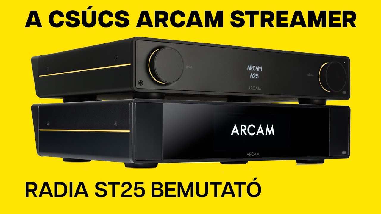 Audiofil BESTIA Streamer! - Arcam Radia ST25 fő funkciók, vezérlés, menü, hangzás