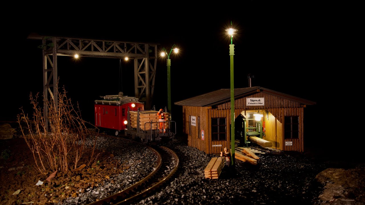 Garden Railroad Sawmill setup, ESU Decoder programming || SUMMIT RAILWAY
