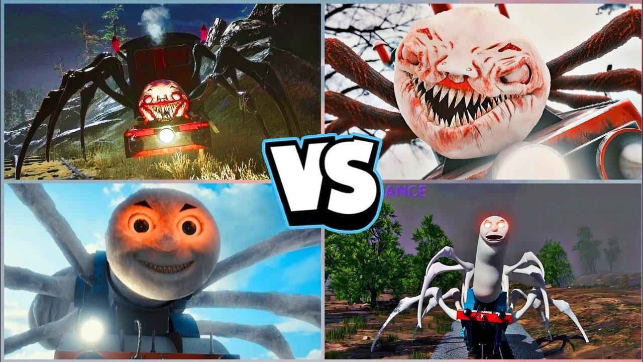 CHO CHO CHARLES MONSTER 🆚 TRAIN THOMAS EXE 🆚 CURSED THOMAS EXE 🚂TILES HOP