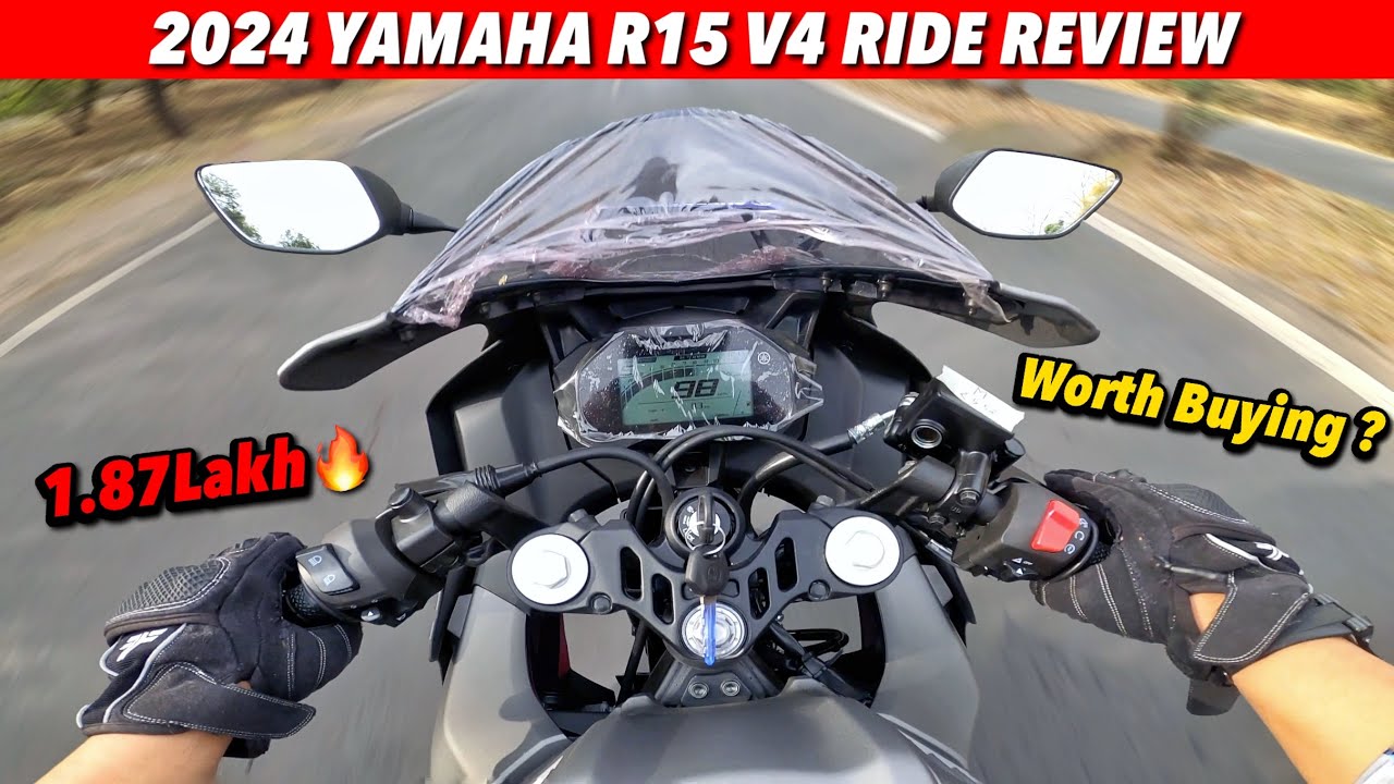 Обзор Yamaha R15 V4 Ride 2024 года | Является ли он хорошим вариантом для поездок на работу в сег...