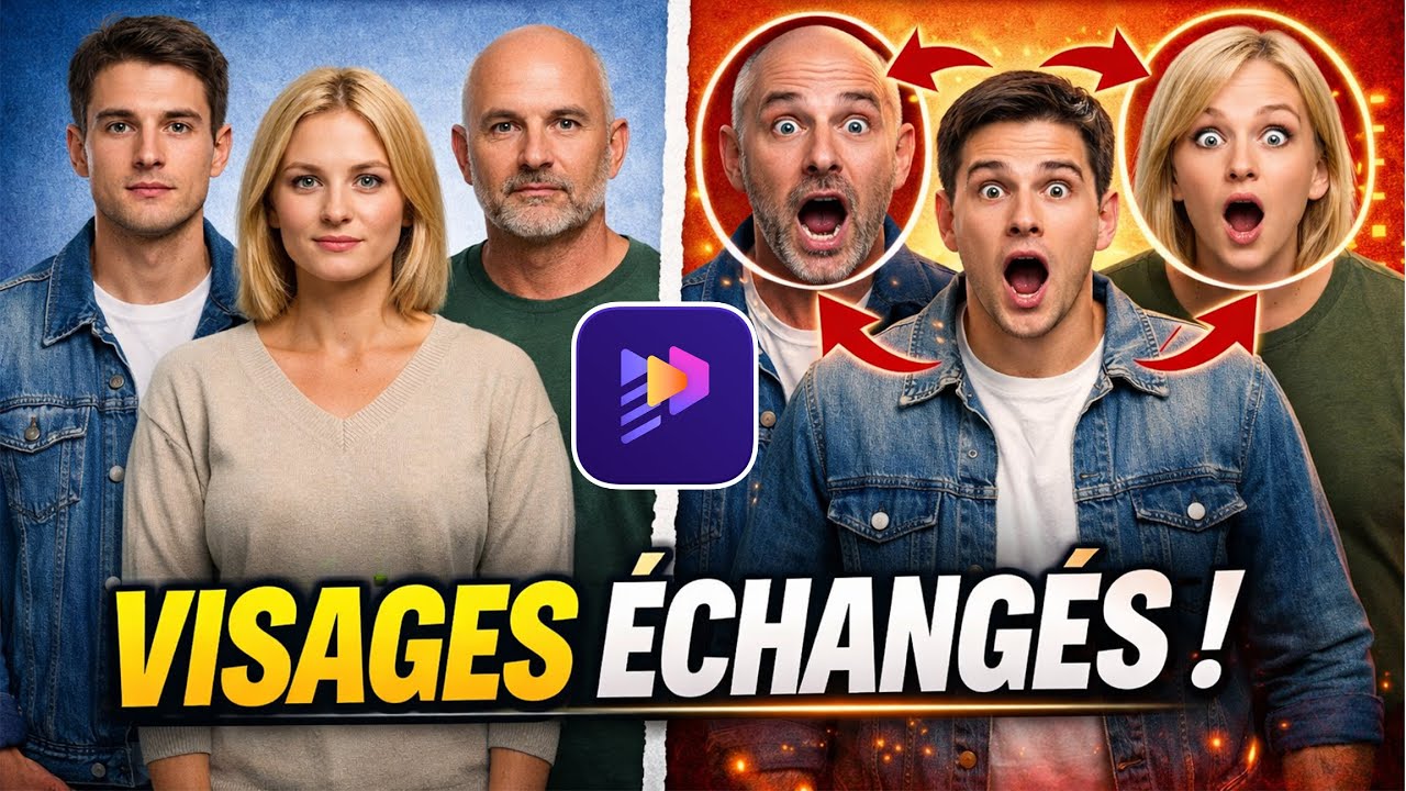 Échange de plusieurs visages en quelques secondes avec Edimakor – Jusqu’à 20 visages !