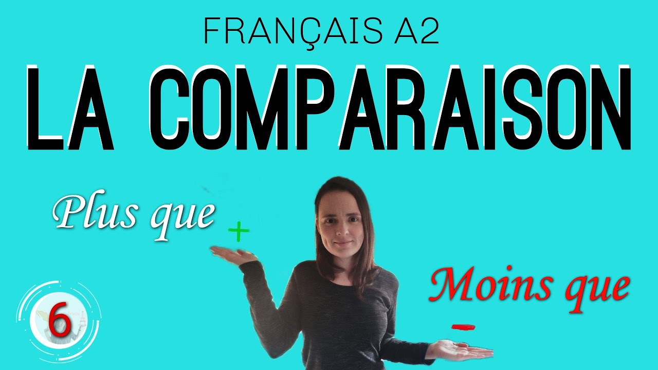 🇲🇫FRANÇAIS A2 - COURS 6 : LE COMPARATIF ET LE SUPERLATIF