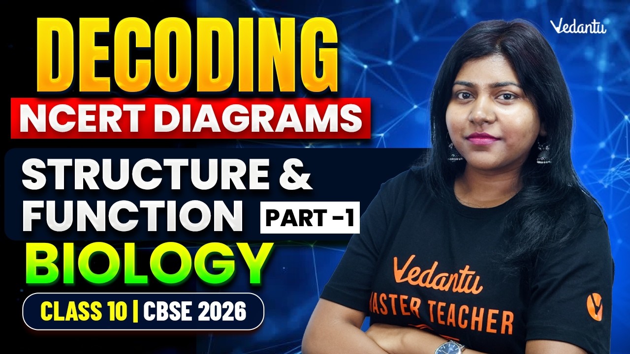 Decoding NCERT Diagrams | Structure and Function | Class 10 Biology | CBSE 2026 | Sandra Ma’am
