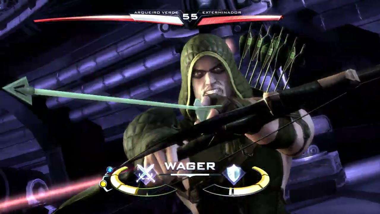 Green Arrow vs Deathstroke INJUSTICE GODS AMONG US vs mode