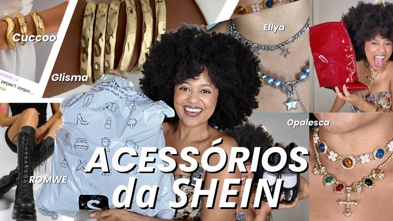COMO COMPRAR ACESS&Oacute;RIOS NA SHEIN: Glisma, ROMWE e SHEIN ICON | melhores botas e colares da SHEIN