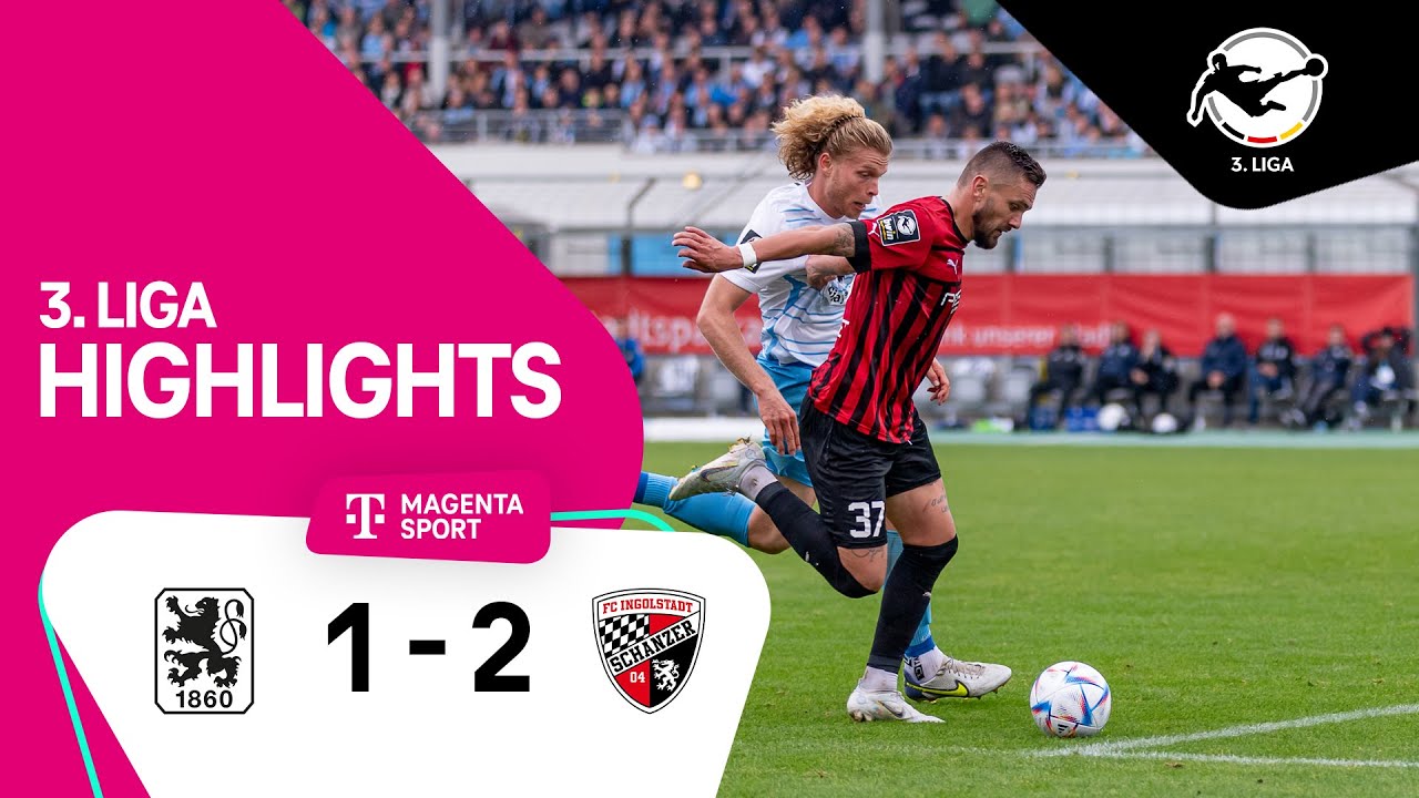 TSV 1860 München - FC Ingolstadt 04 | Highlights 3. Liga 22/23