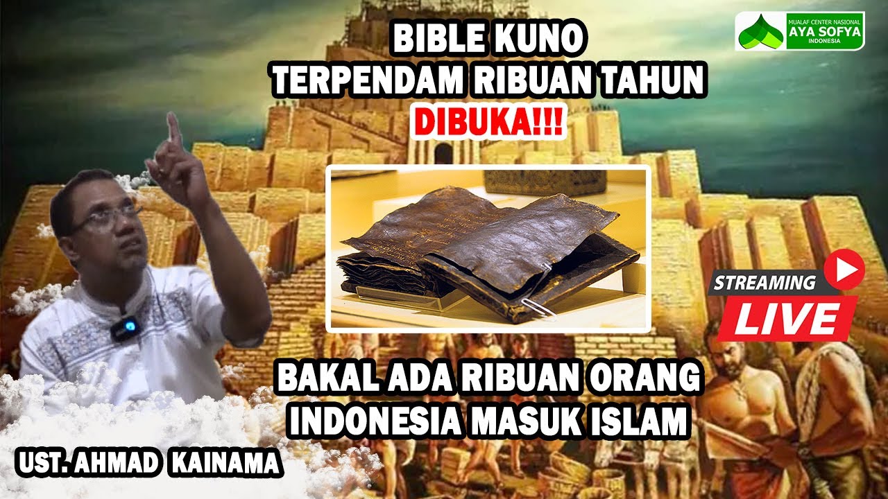 Pertama Kalinya Ustadz Key Membuka Bible Rahasia: The Syriac Of The Sinaitic Palimpsest
