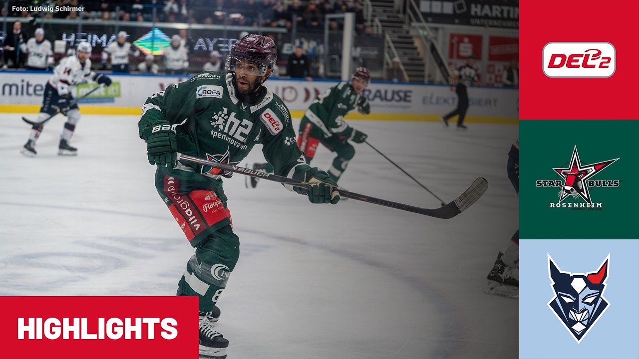 DEL2: Starbulls Rosenheim vs Blue Devils Weiden | Highlights
