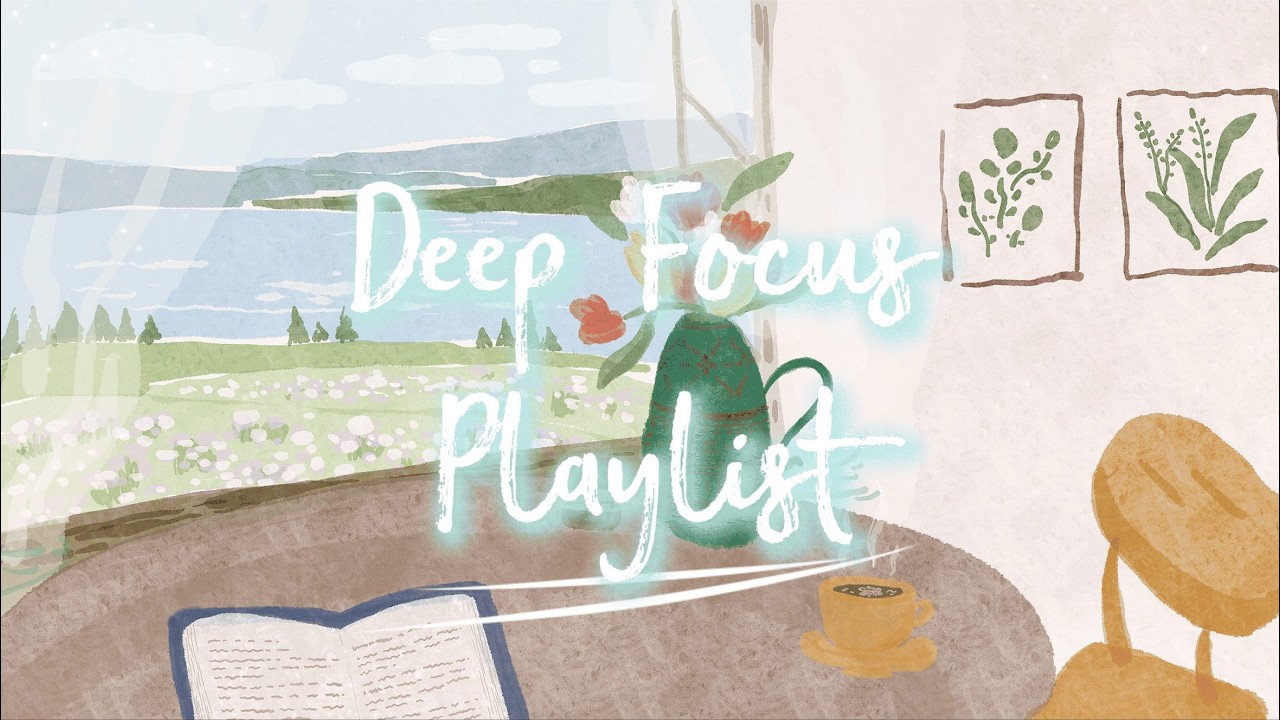 2 Hours Deep Focus Playlist 🎶｜Cozy BGM | Soft Piano | Relaxing, Studying, Working Music