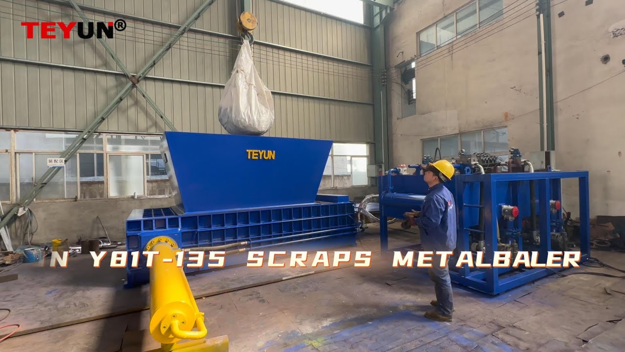 135 Ton Metal Baler | High-Efficiency Compression, Save Space & Boost Output!