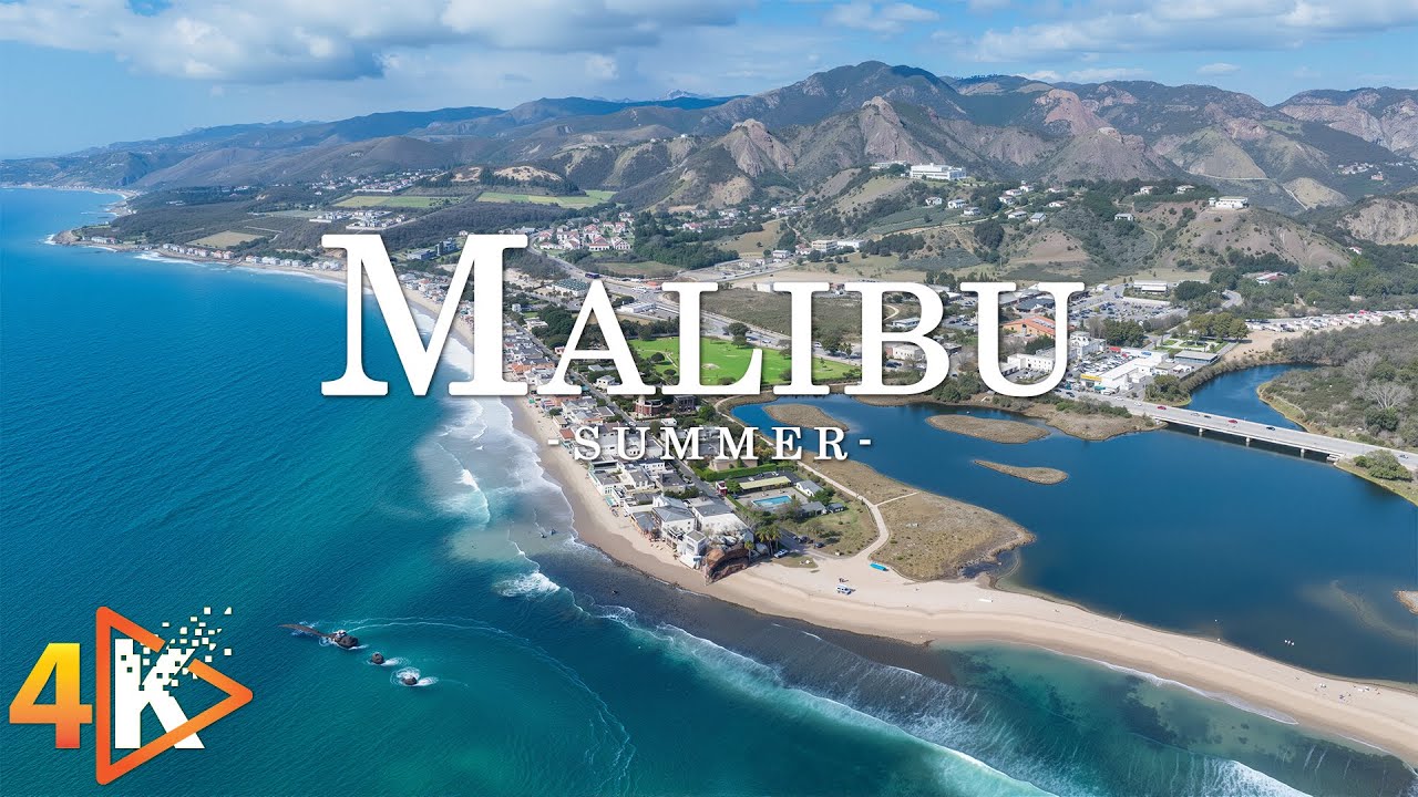 Malibu 4K &ndash; Golden Sands and Coastal Serenity | California Beach Escape
