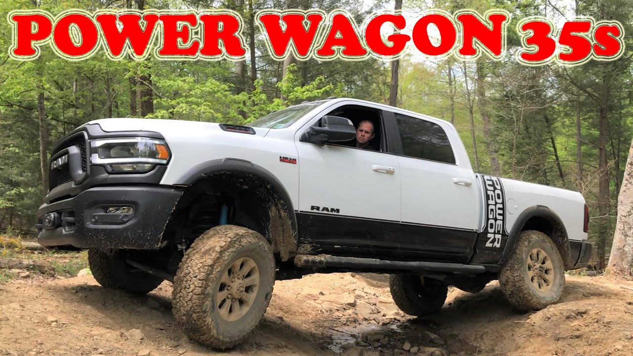 Ram 2500 Power Wagon 2020 4x4 Off Road 35 Inch Tires BF Goodrich KO2 All Terrain Mud Mountain