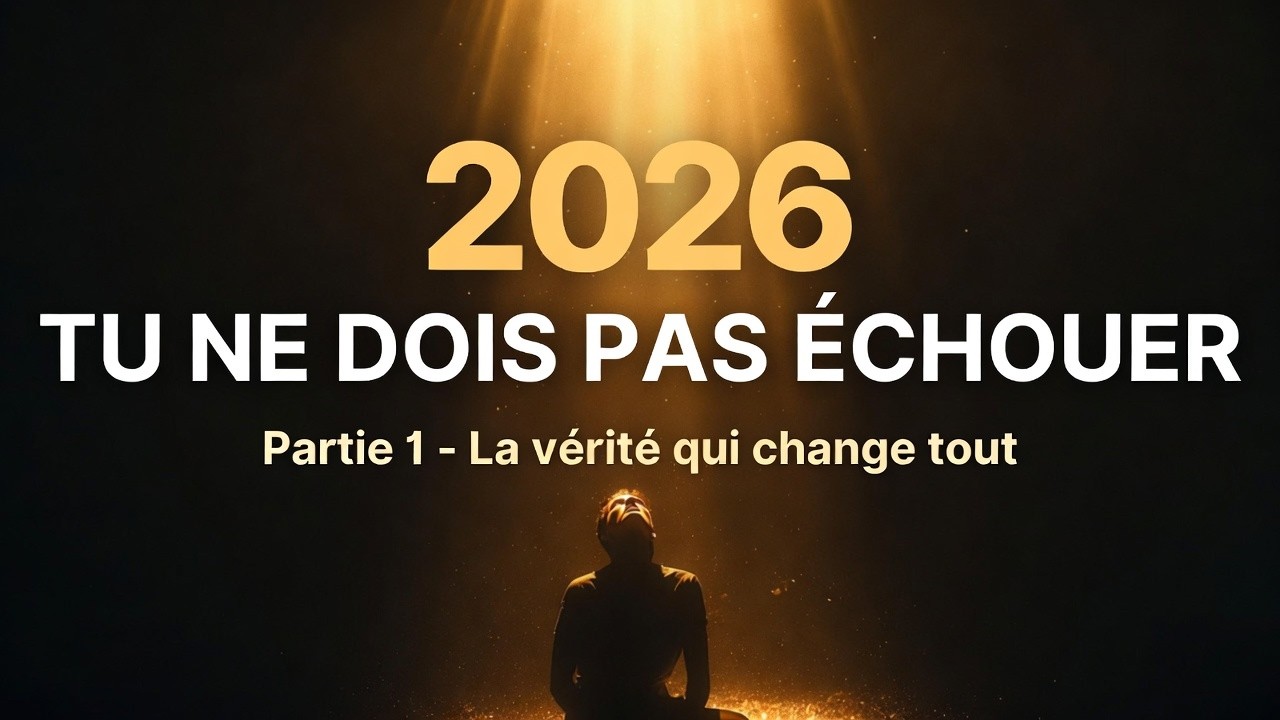 Tu ne dois pas échouer en 2026 Partie 1