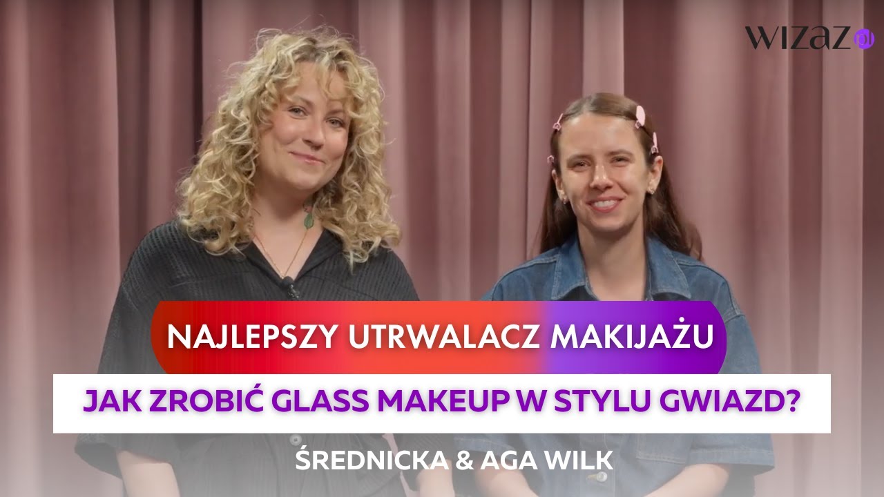 Glass makeup kosmetykami z drogerii. Aga Wilk pokazała utrwalacz, który działał nawet pod wodą