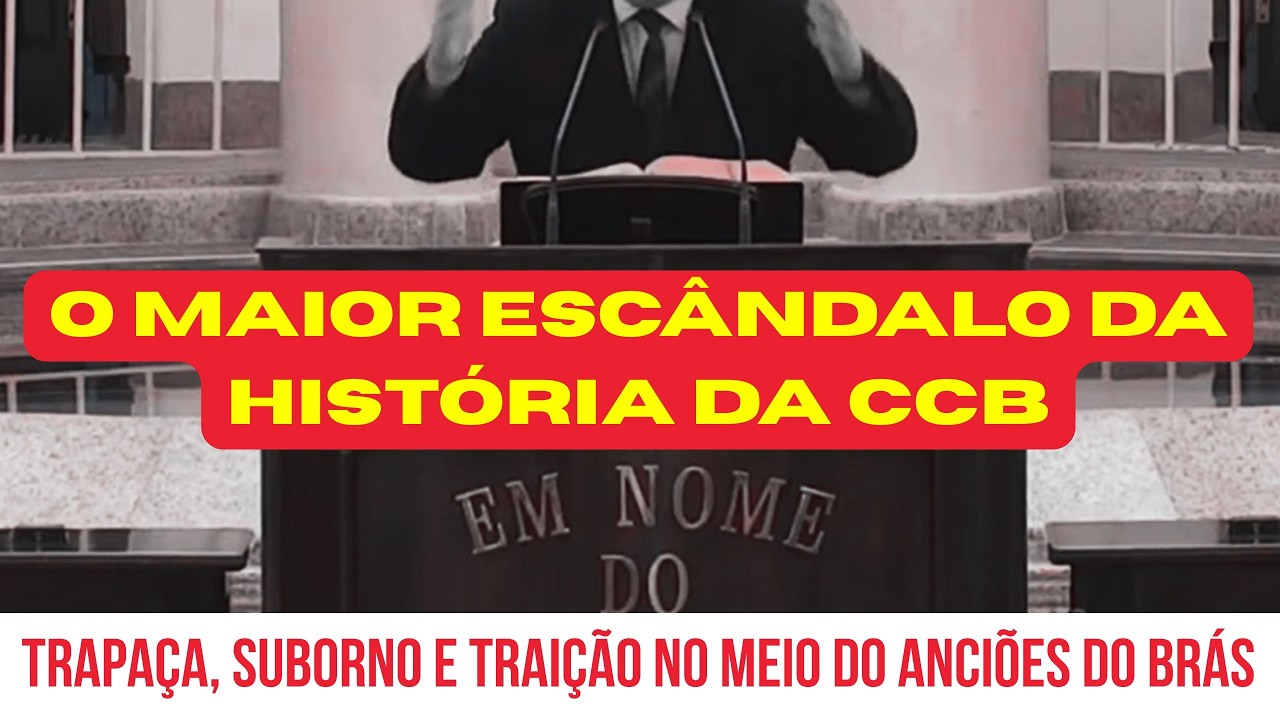 ATENÇÃO: O MAIOR ESCANDALO DA HISTORIA DA CCB / 2026 (3ª envio)