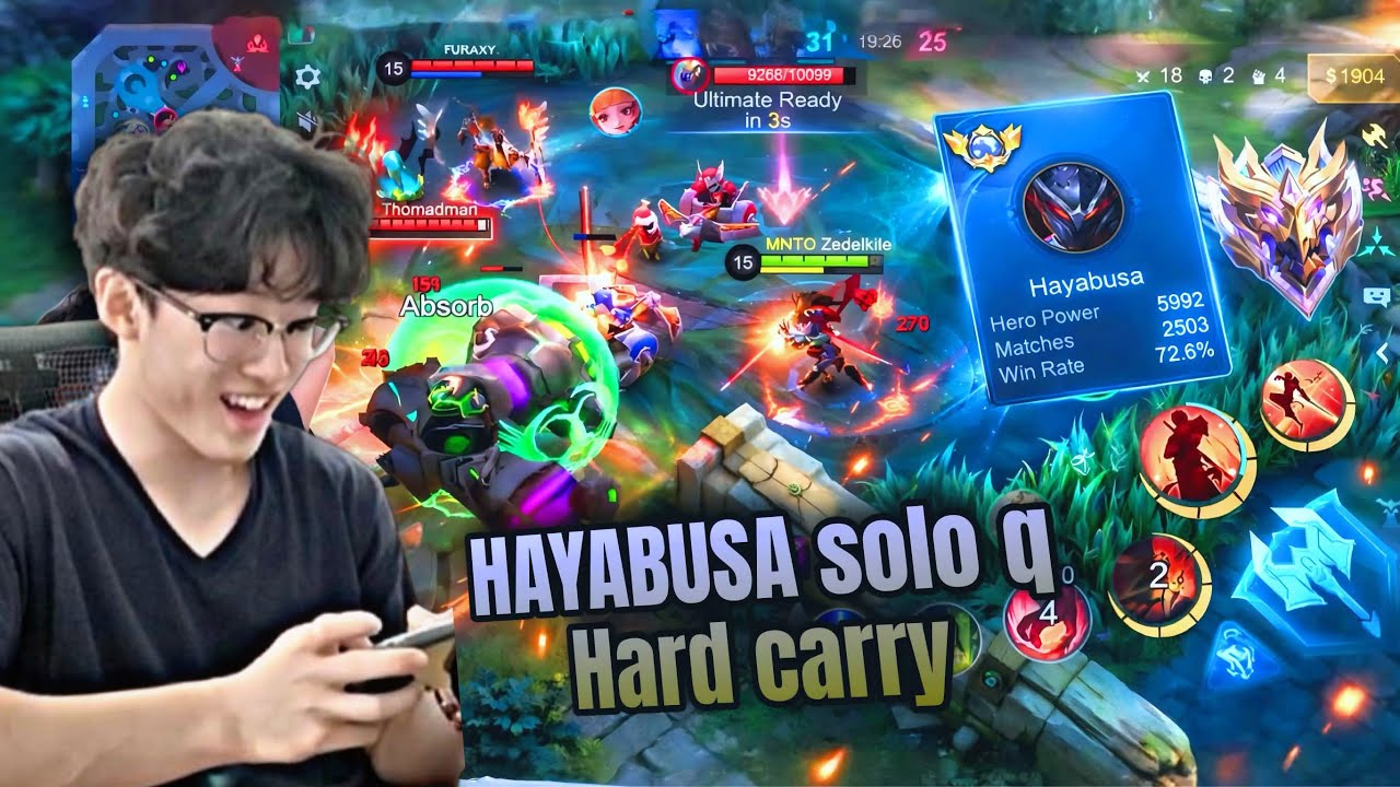 Zedel Global hayabusa 2500 games hard carry in soloQ 