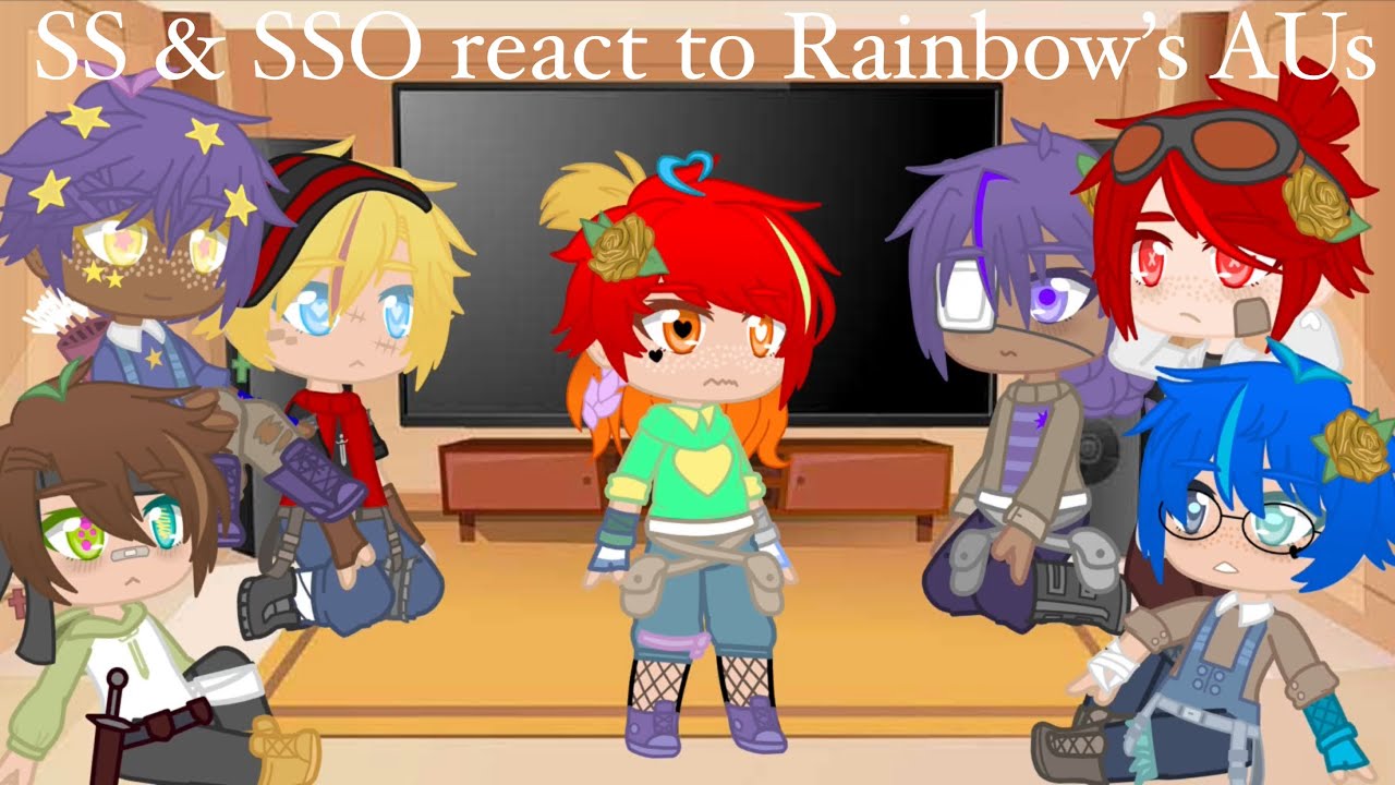 SS & SSO React To Rainbow’s AUs//Steve Saga, Steve Saga Origins, & lots of AUs//Gacha Club