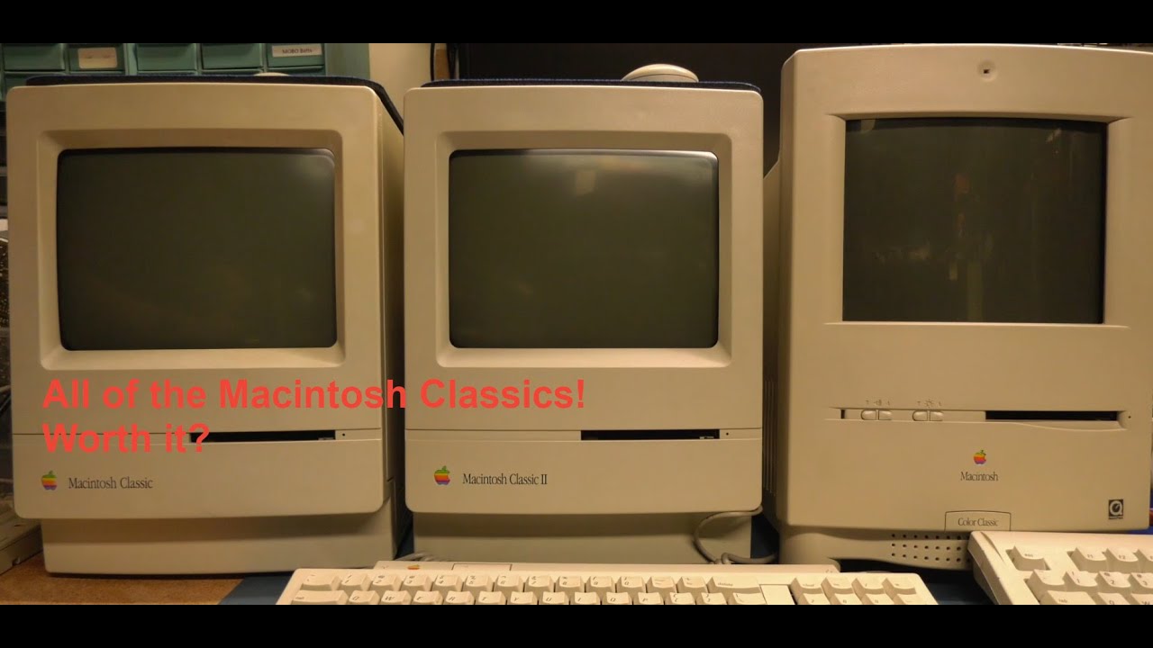 Comparing Macintosh Classic Computers