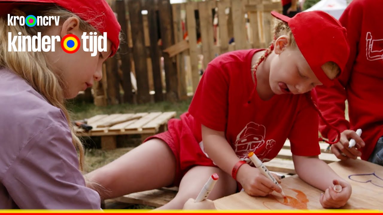 Tijd om de hutten te versieren | Huttendorp S1#3 | Kindertijd KRO-NCRV