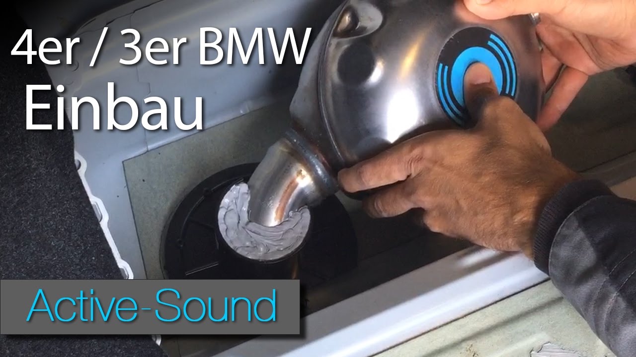 Active Sound von insidePerformance - Einbauanleitung für 4er BMW und 3er BMW / Tutorial