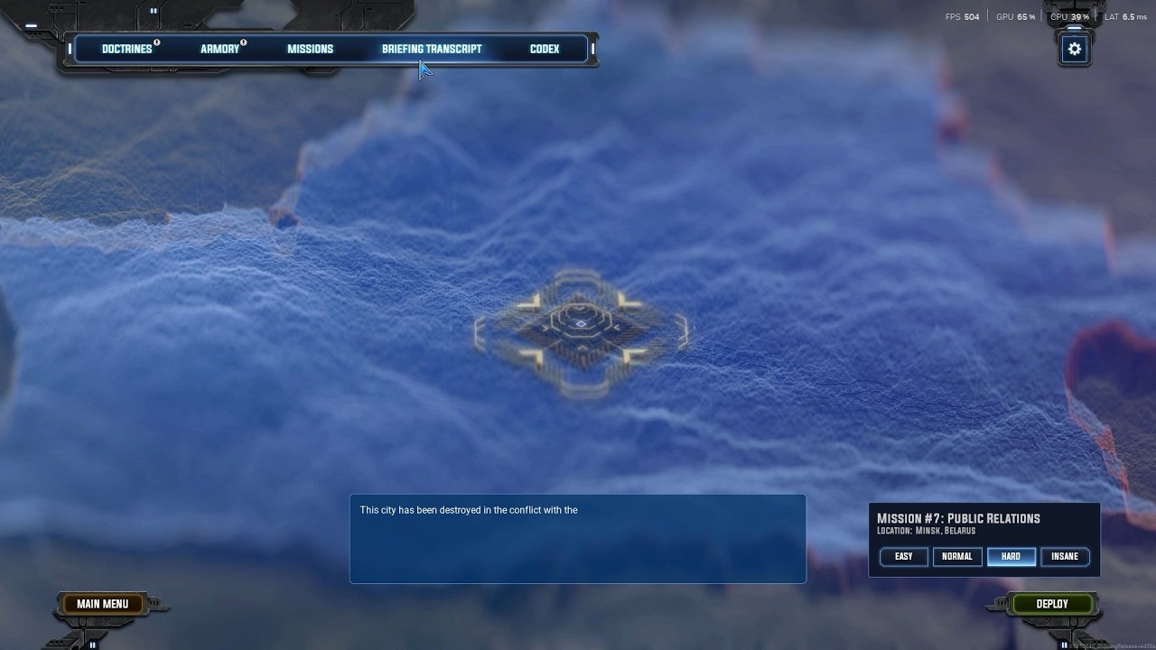Tempest  mission 7 public relation