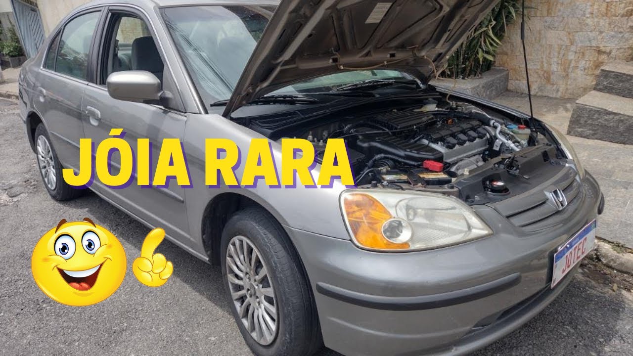 Honda Civic 2002 Raridade - Revisão de Compra *Correia Dentada do Motor Original de Fábrica*