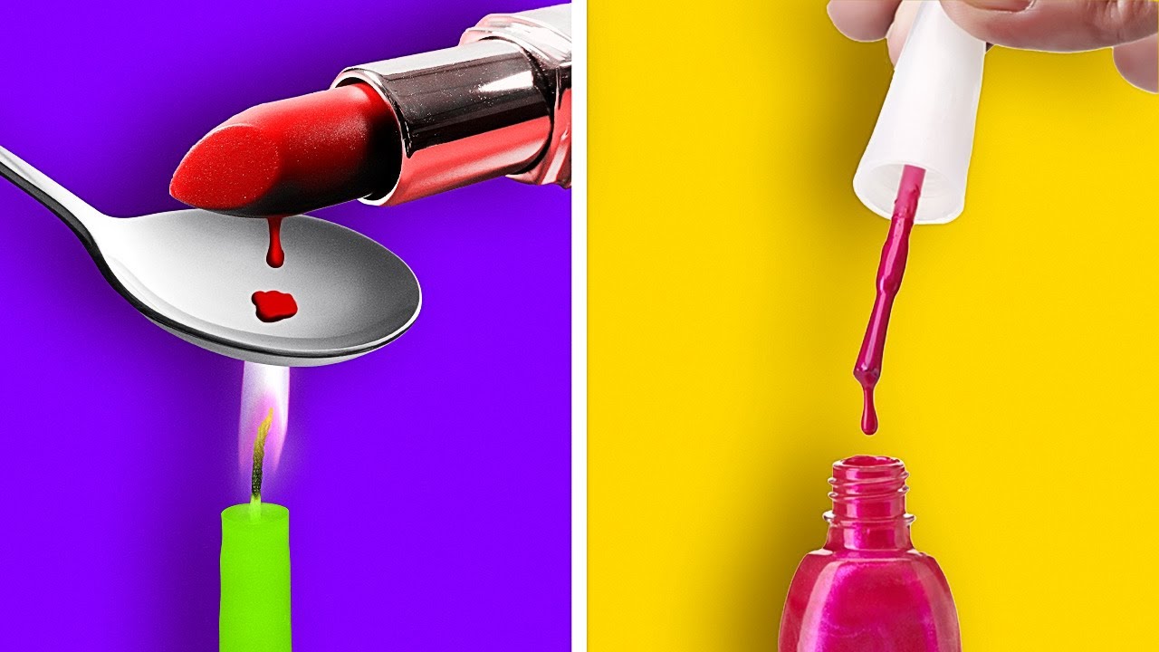 28 Empty Makeup Hacks || Homemade Makeup Products by 5-Minute DECOR!