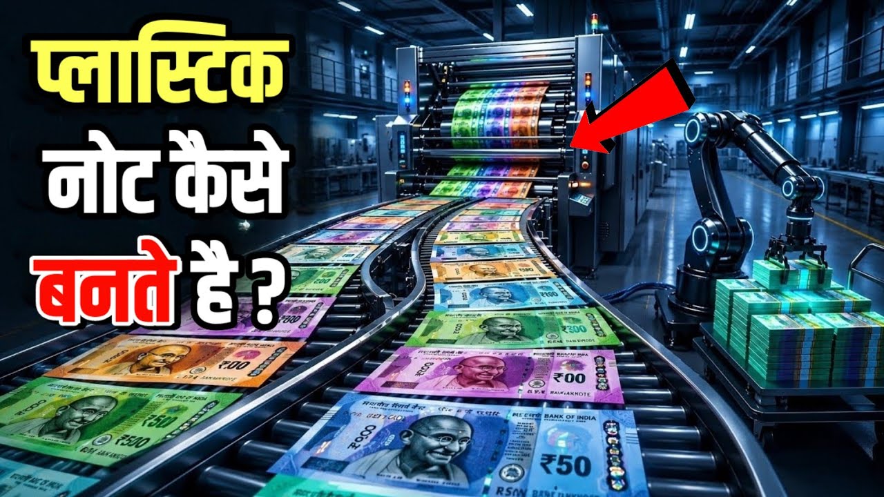 How Plastic Banknotes Are Made 😱 Polymer Notes Making Process | RBI Secret Plan Explained for Pla...
