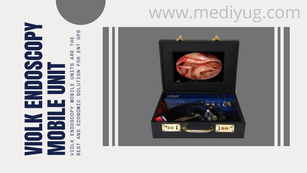 VIOLK Endoscopy Mobile Unit | Portable ENT Endoscopy Unit