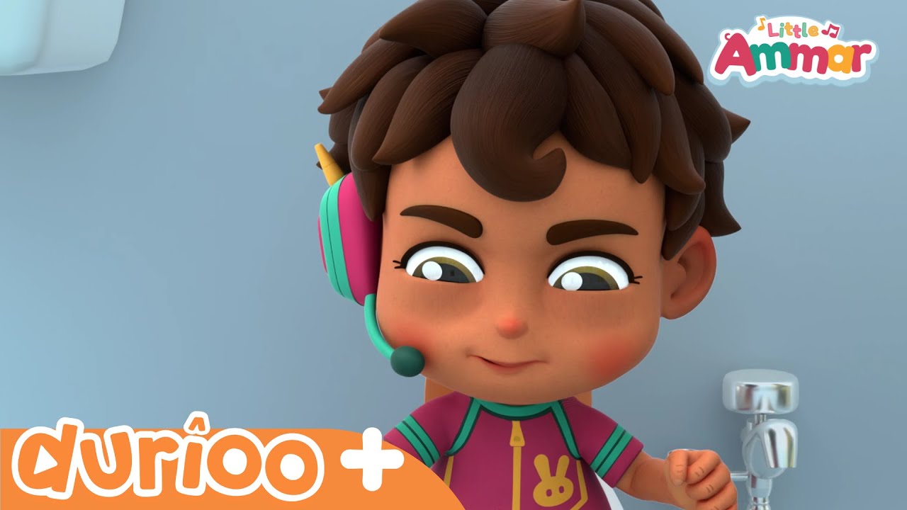 Misi Tandas | Potty Training For Toddlers To Watch | Little Ammar | Durioo+