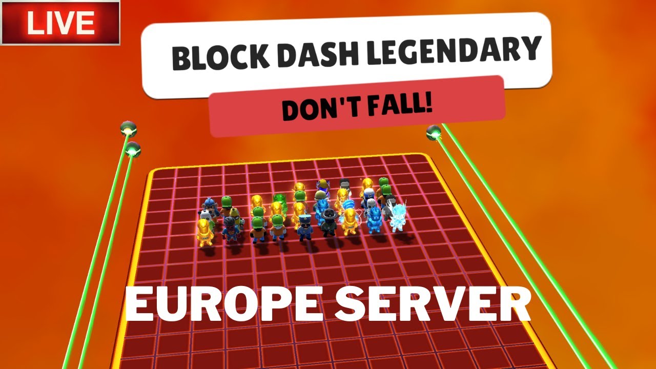 EU SERVER LEGENDARY BLOCK DASH LIVE | STUMBLE GUYS LIVE #stumbleguys #stumbleguyslive