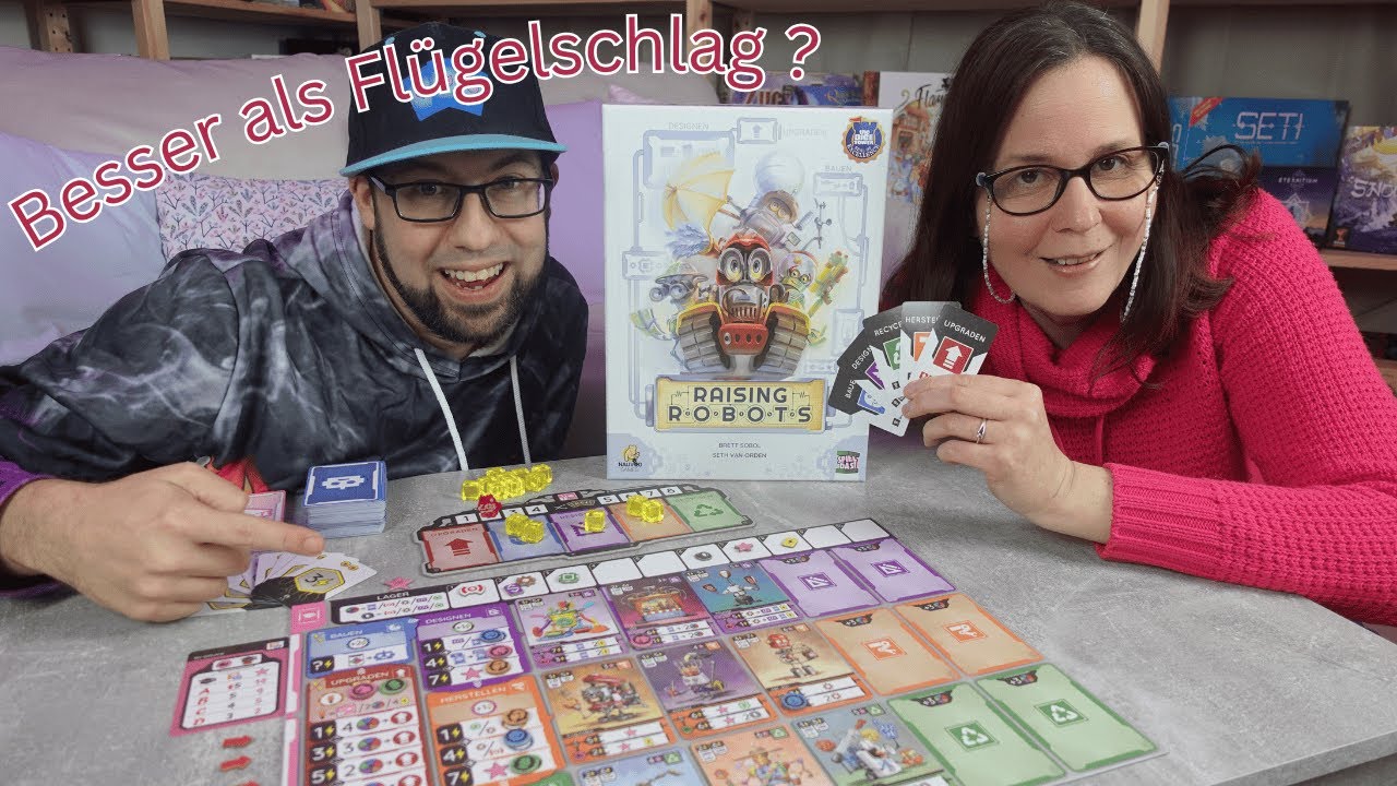 🤖 RAISING ROBOTS 🤖 Expertenspiel mit Engine Building