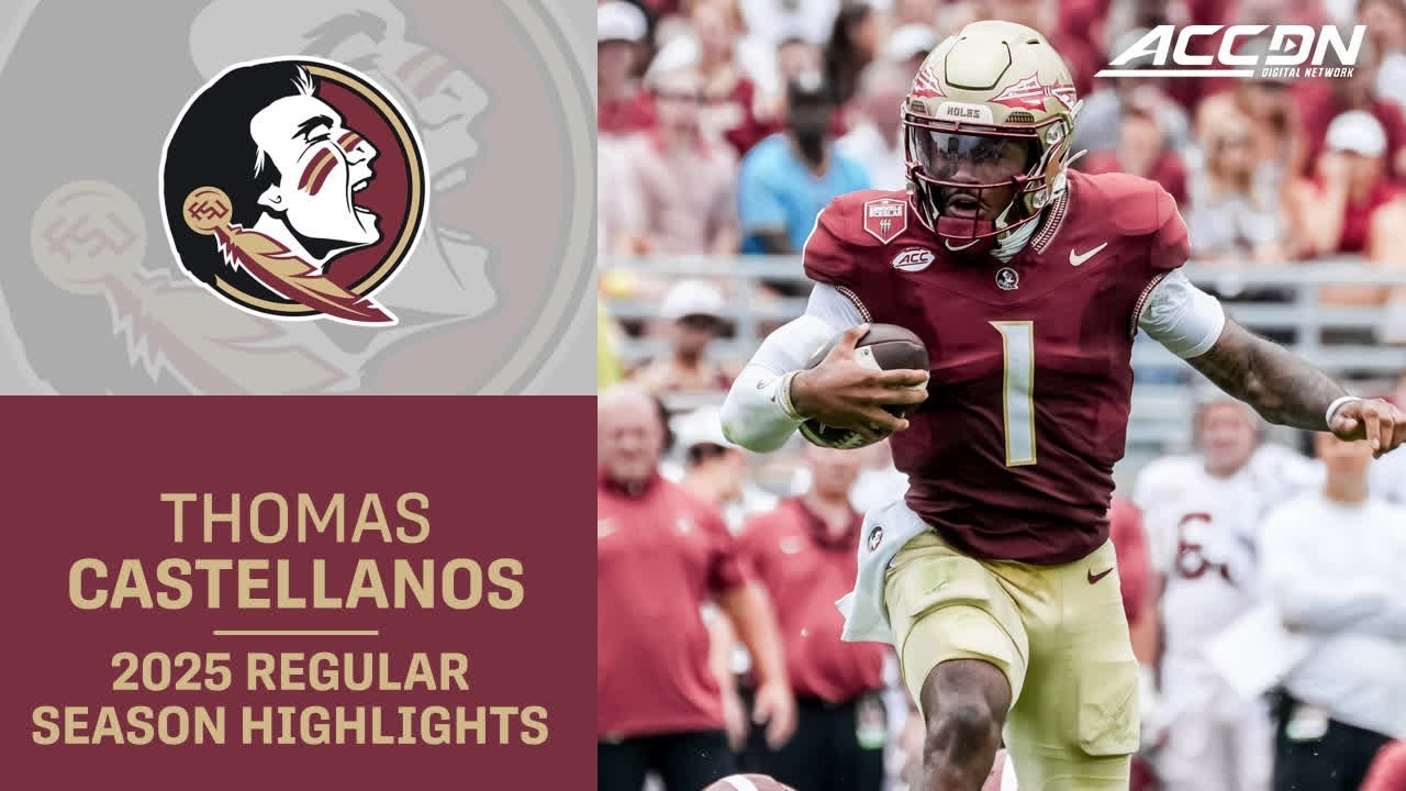 Tommy Castellanos 2025 Regular Season Highlights | Florida State Quarterback