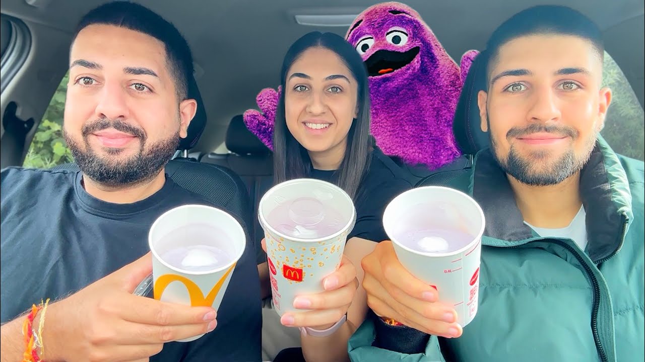 MCDONALDS GRIMACE SHAKE FINALLY IN THE UK