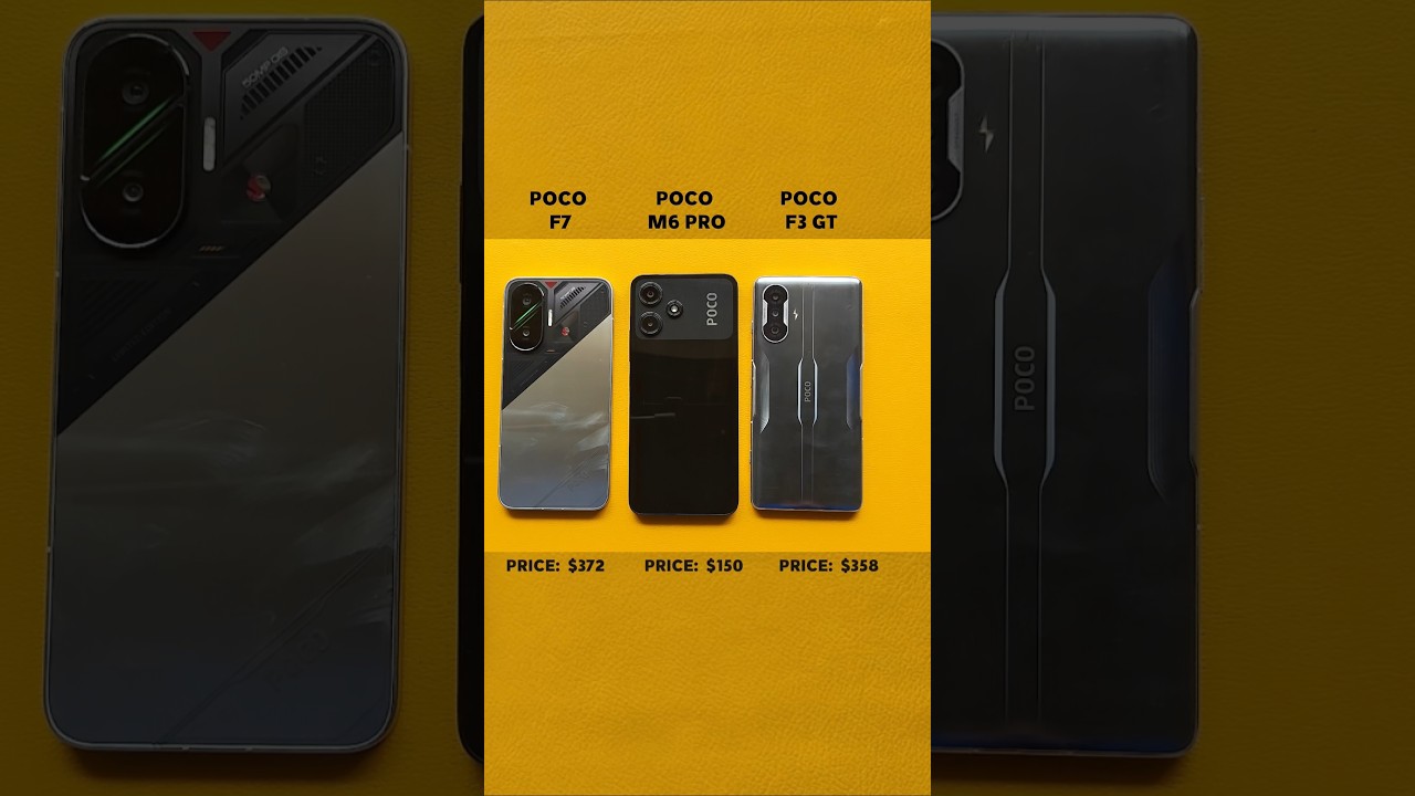 POCO F7 vs POCO M6 Pro vs POCO F3 GT &ndash; Full Speed Test & Performance Comparison!🔥