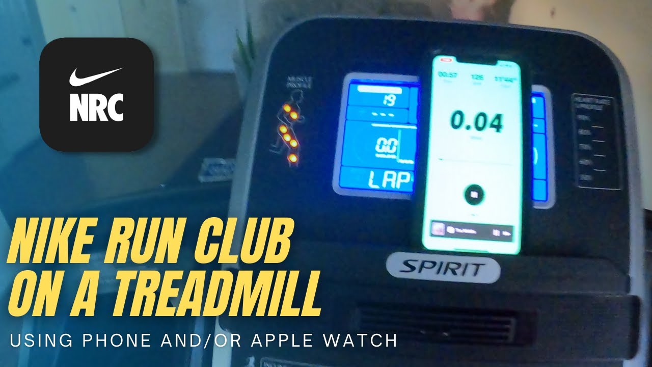 Руководство по использованию Nike Run Club на беговой дорожке (с телефоном и/или Apple Watch)