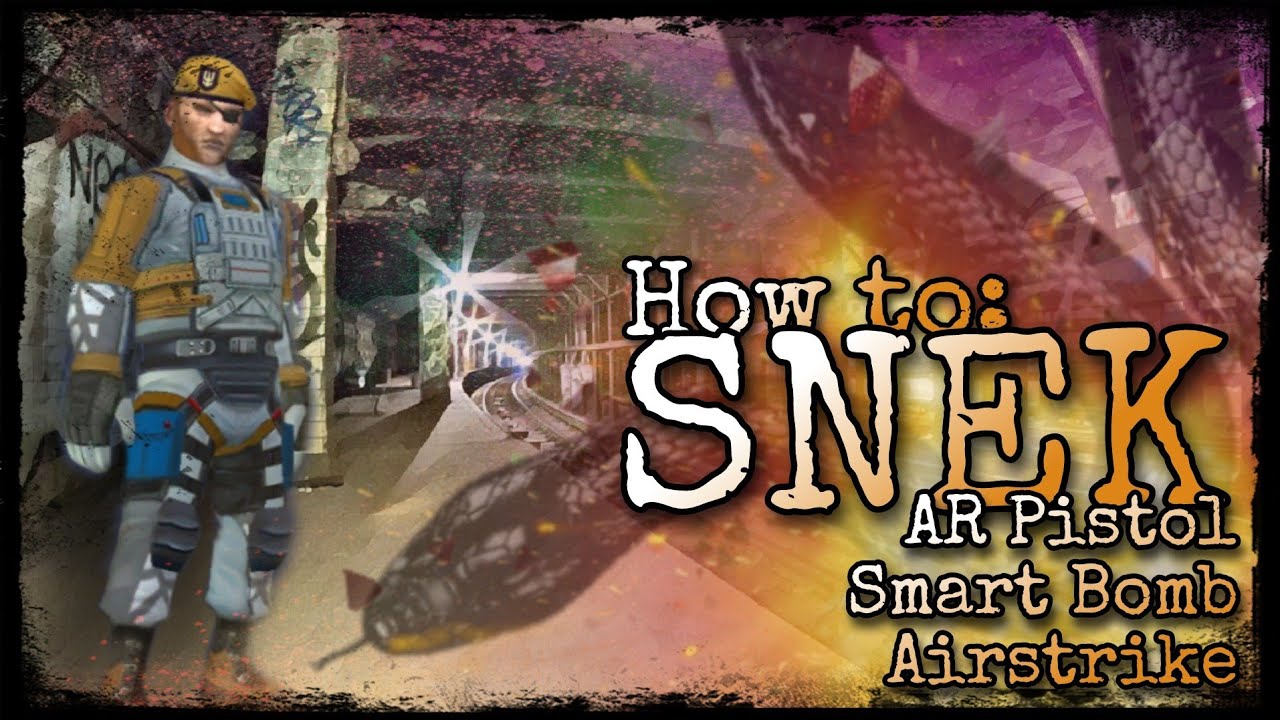 Tacticool - How to: SNEK - AR + Pistol + Smart Bomb + Airstrike