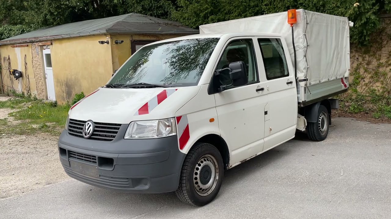 VW T5  Pritsche Plane, Doppelkabine.