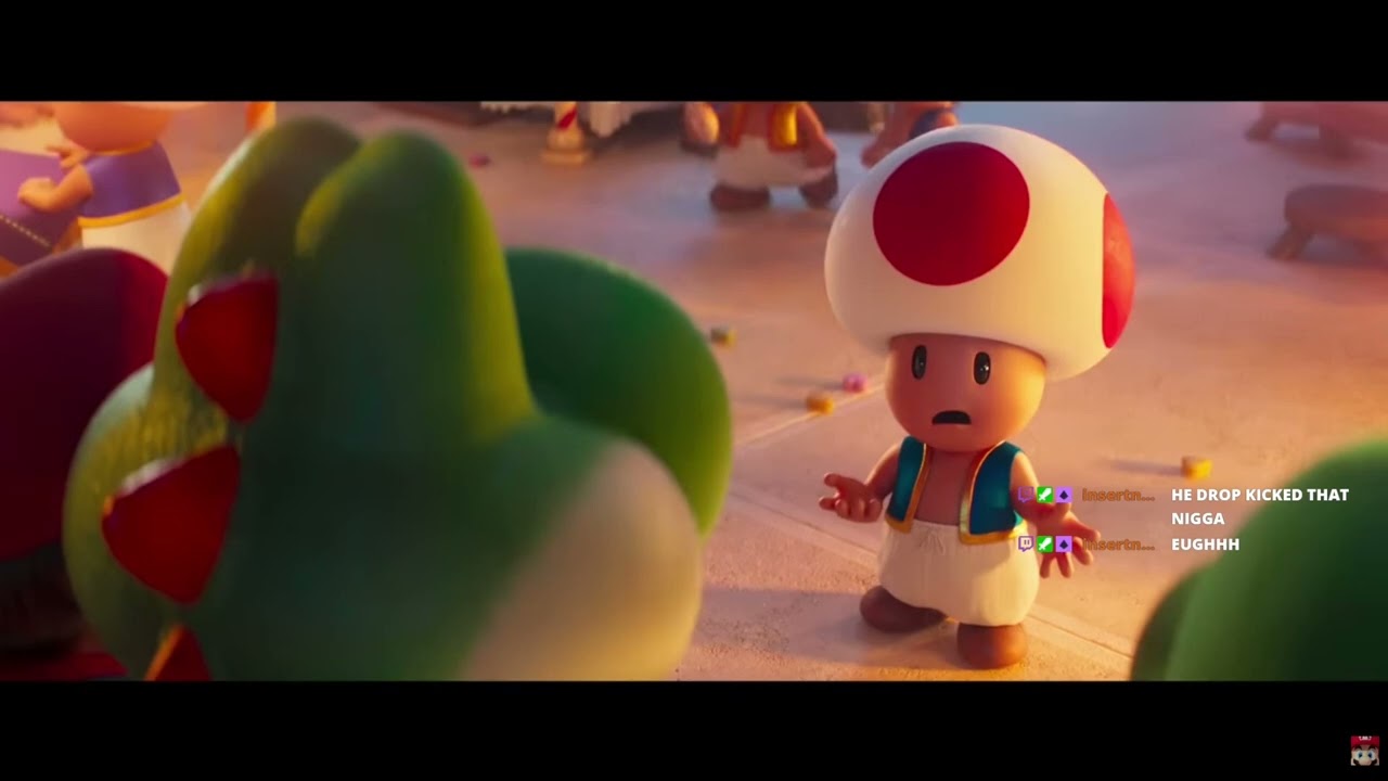 yoshi reveal in super mario galaxy movie reaction