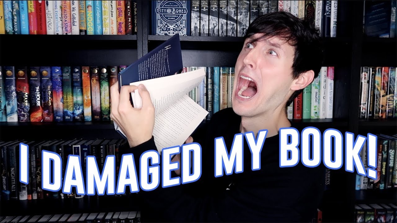 I DAMAGED MY BOOK! | READER VLOG