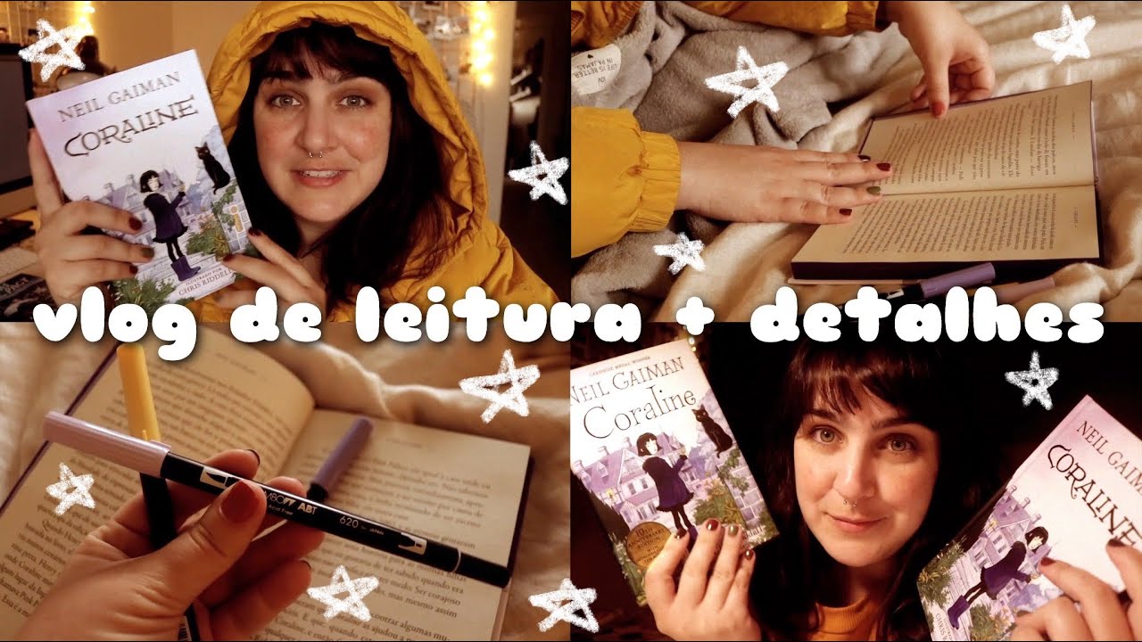 vlog de leitura: coraline + detalhes da nova edição 
