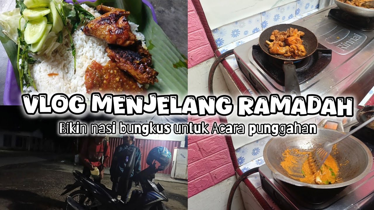BIKIN NASI BUNGKUS UNTUK ACARA PUNGGAHAN DI MUSHOLA