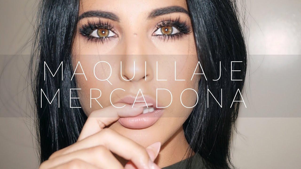 MAQUILLAJE con productos de MERCADONA!! | Eva Davis