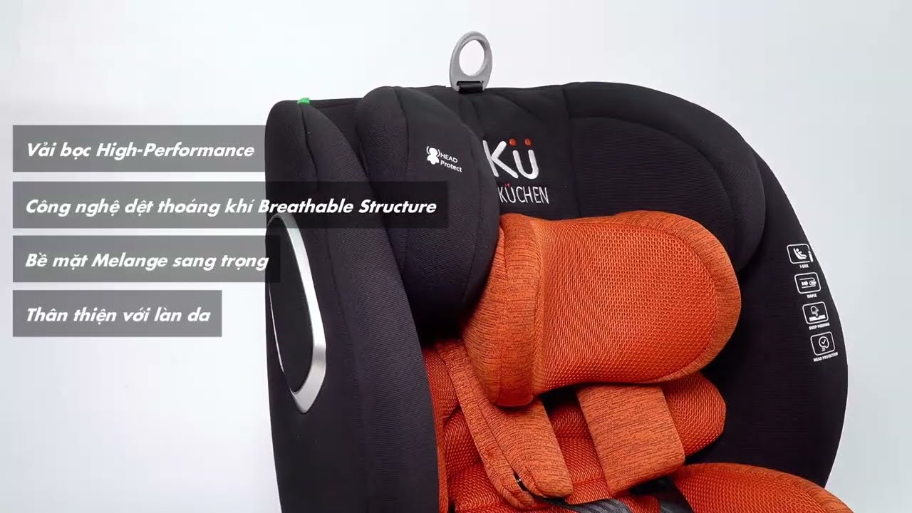 REVIEW GHẾ NGỒI Ô TÔ KUCHEN YB108B