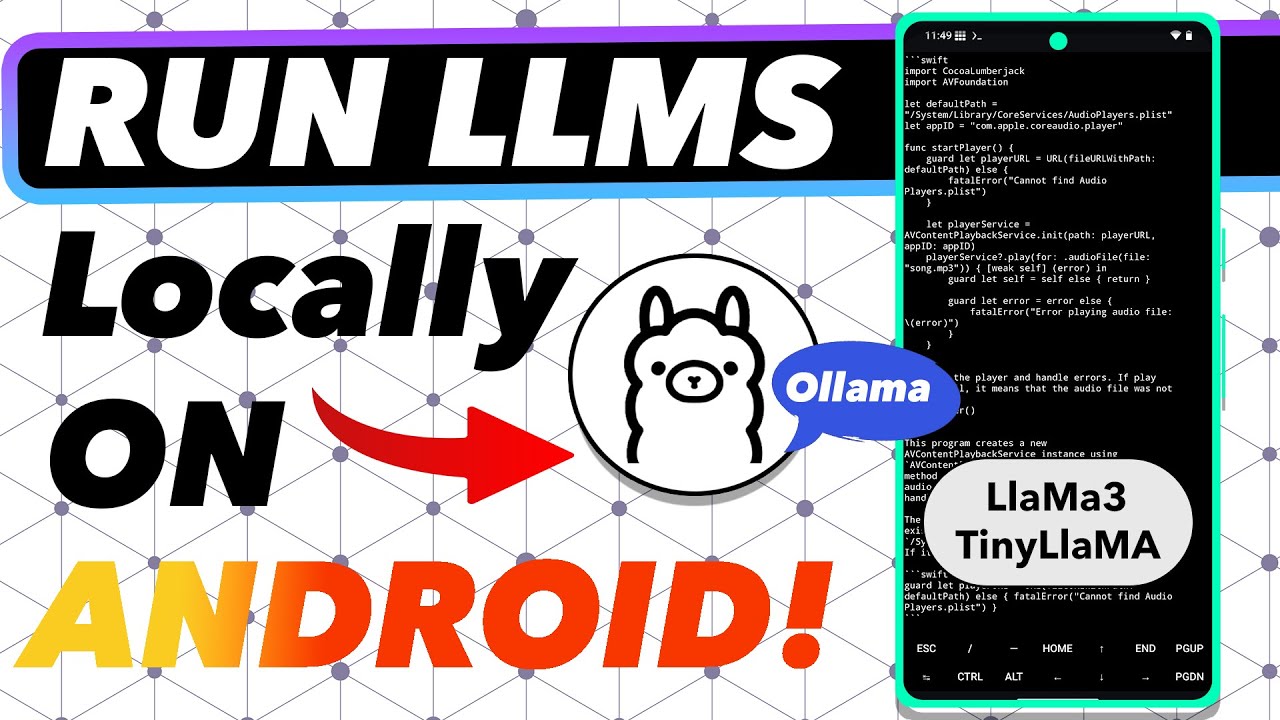 ЗАПУСК LLM ЛОКАЛЬНО НА ANDROID: LlaMa3, Gemma и другие