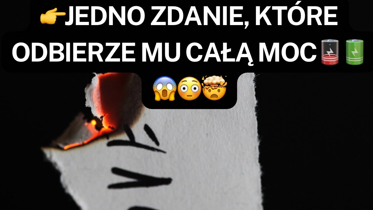 NARCYZ👉JEDNO ZDANIE, KT&Oacute;RE ODBIERZE MU CAŁĄ MOC🪫🔋😱😳🤯 #narcyz #psychopata #socjopata