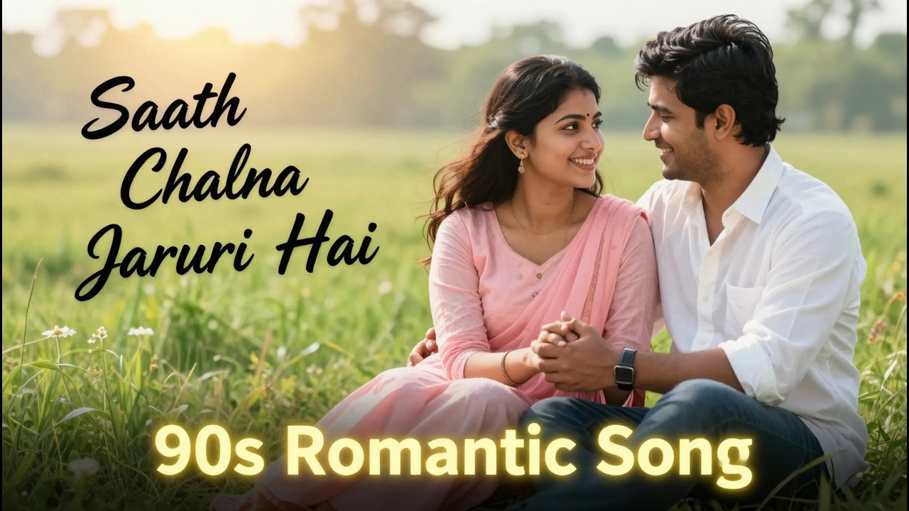 Saath Chalna Jaruri Hai | 90s Romantic Song | Heart Touching Love Song | Old Bollywood Style Romance
