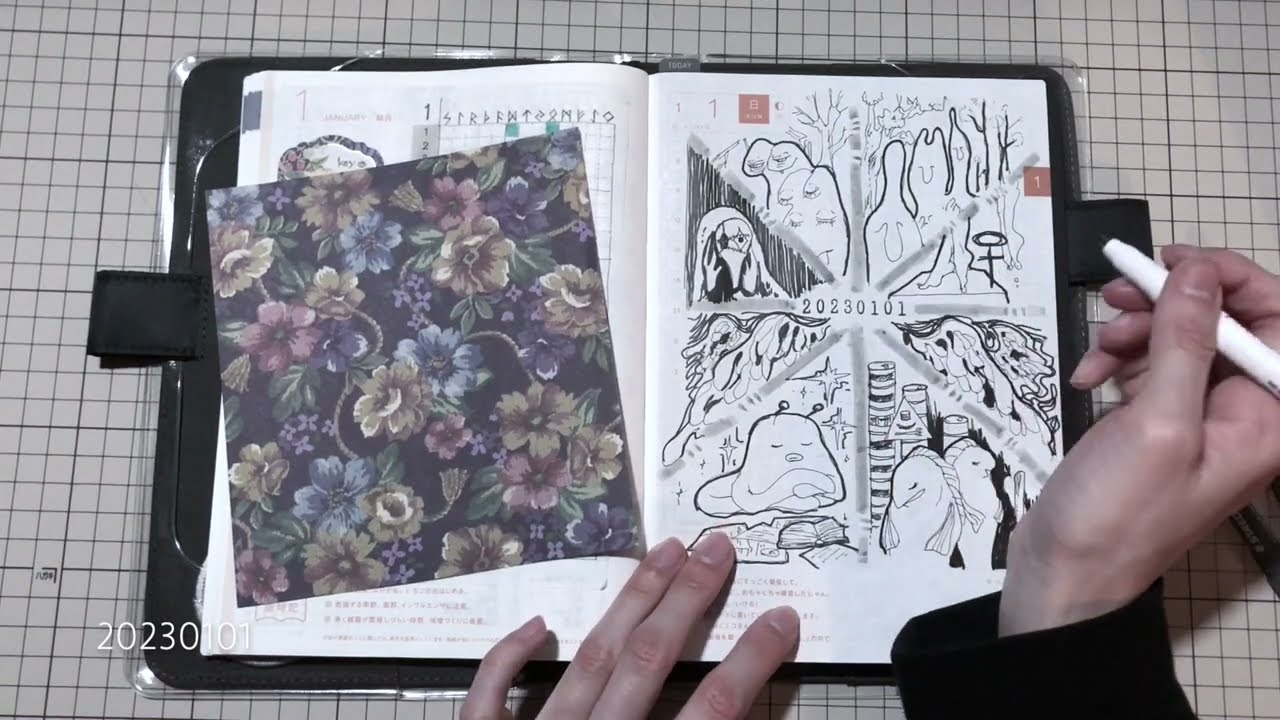 【No.01】ほぼ日手帳 20221231,20230101