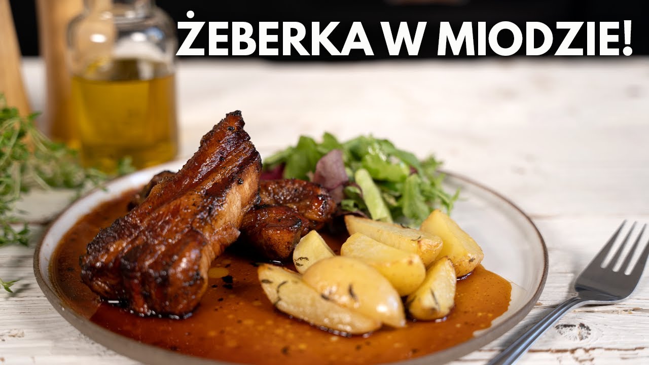 ŻEBERKA w MIODZIE - mój weekendowy obiad! | Pascal Brodncki